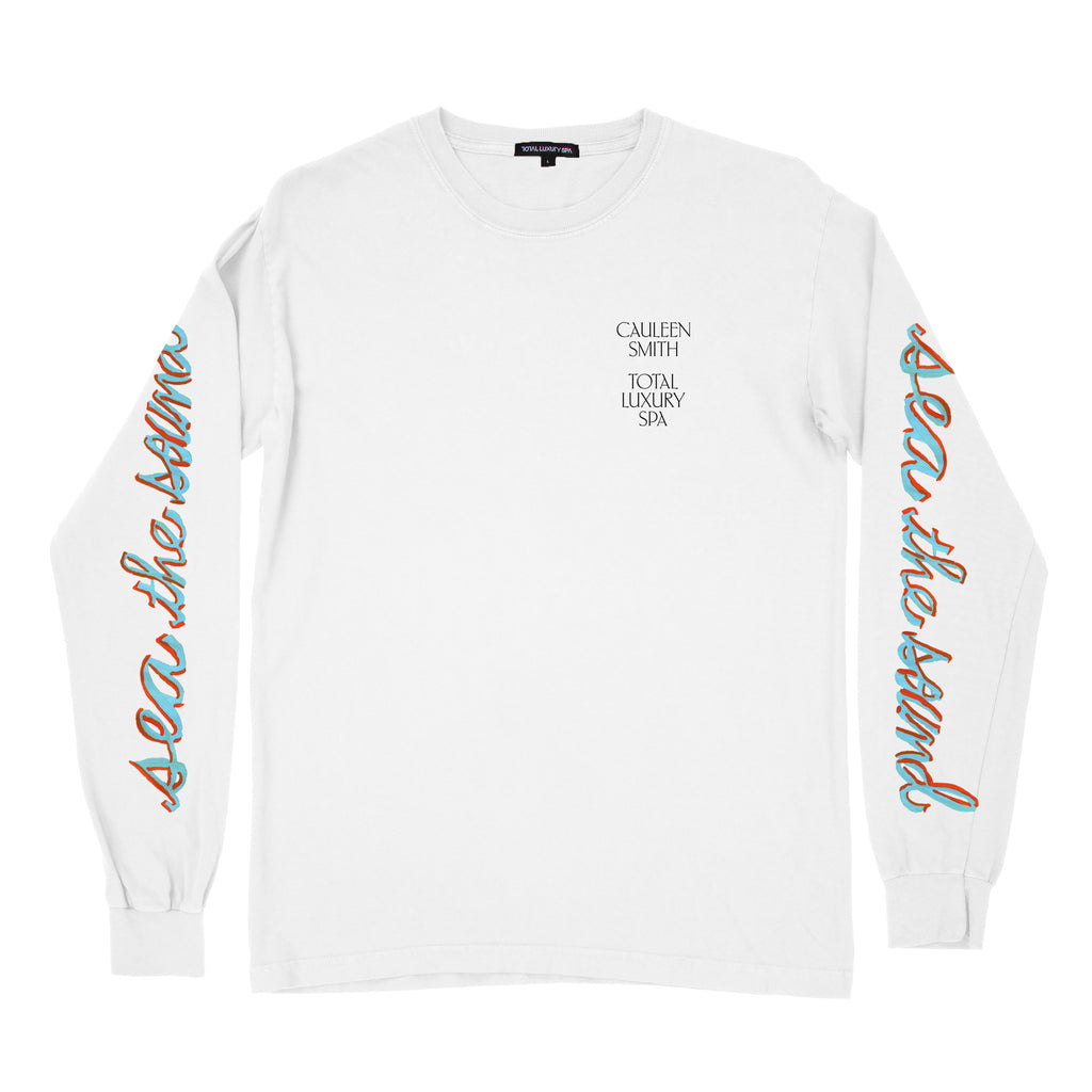 SEA (P-DYE) L/S TEE / BLACK_WHITE - M