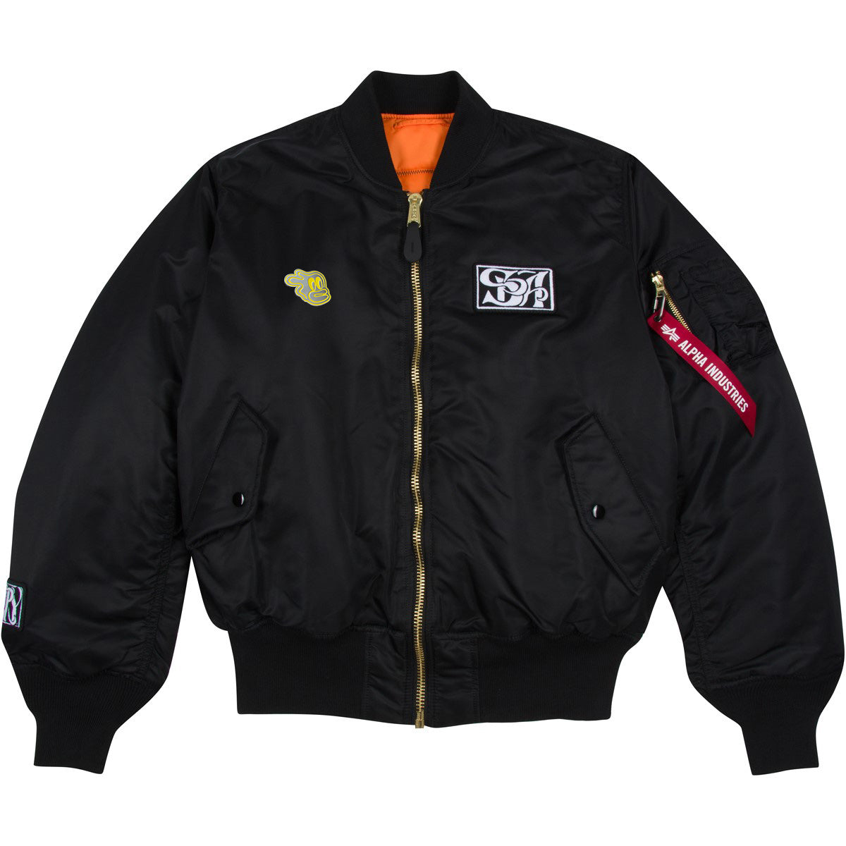 TOTAL - BOMBER JACKET - BLACK
