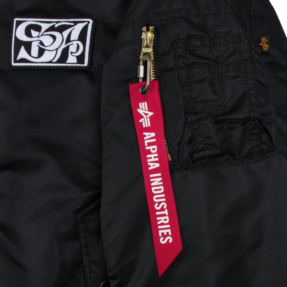 TOTAL - BOMBER JACKET - BLACK