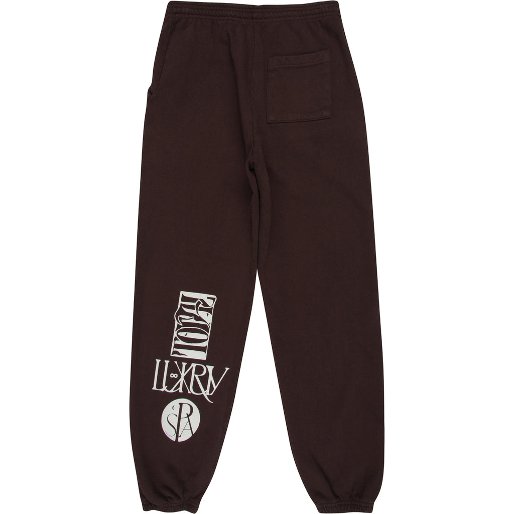 MONOGRAM - SWEATPANTS - COFFEE – Total Luxury Spa