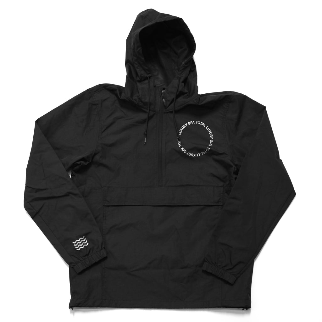WITNESS ANORAK - WINDBREAKER - BLACK – Total Luxury Spa