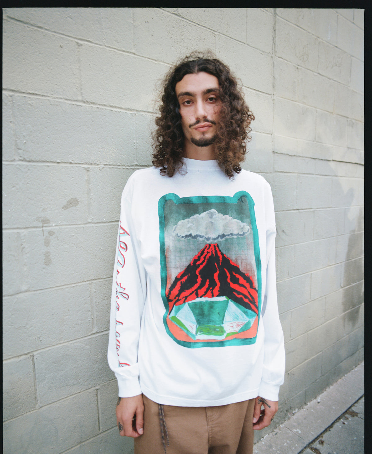 CAULEEN SMITH x TOTAL LUXURY SPA - SEA THE SOUND - L/S TEE - WHITE