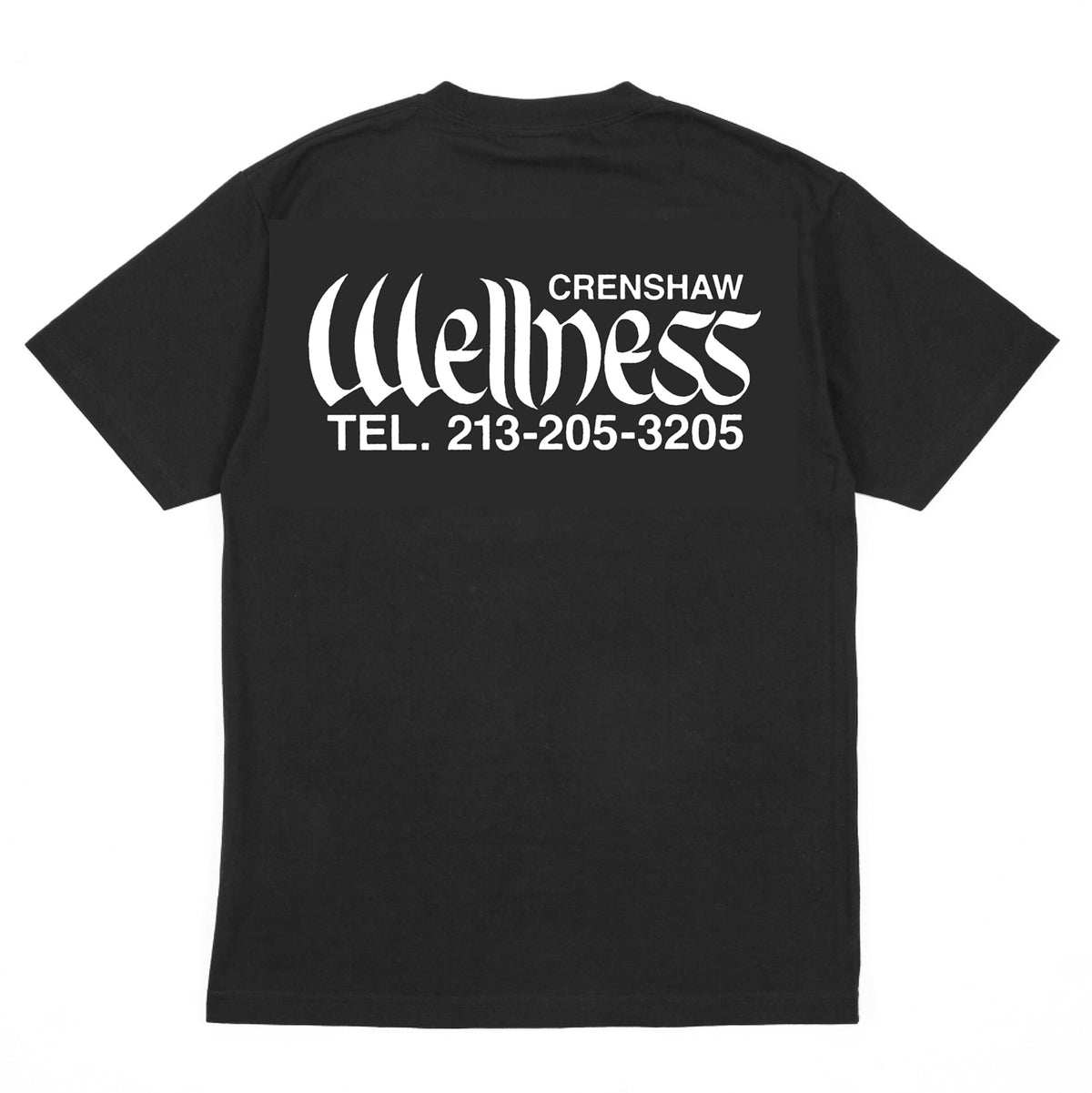 CRENSHAW WELLNESS - S/S TEE - BLACK