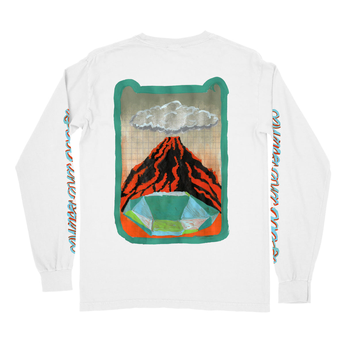 CAULEEN SMITH x TOTAL LUXURY SPA - SEA THE SOUND - L/S TEE - WHITE