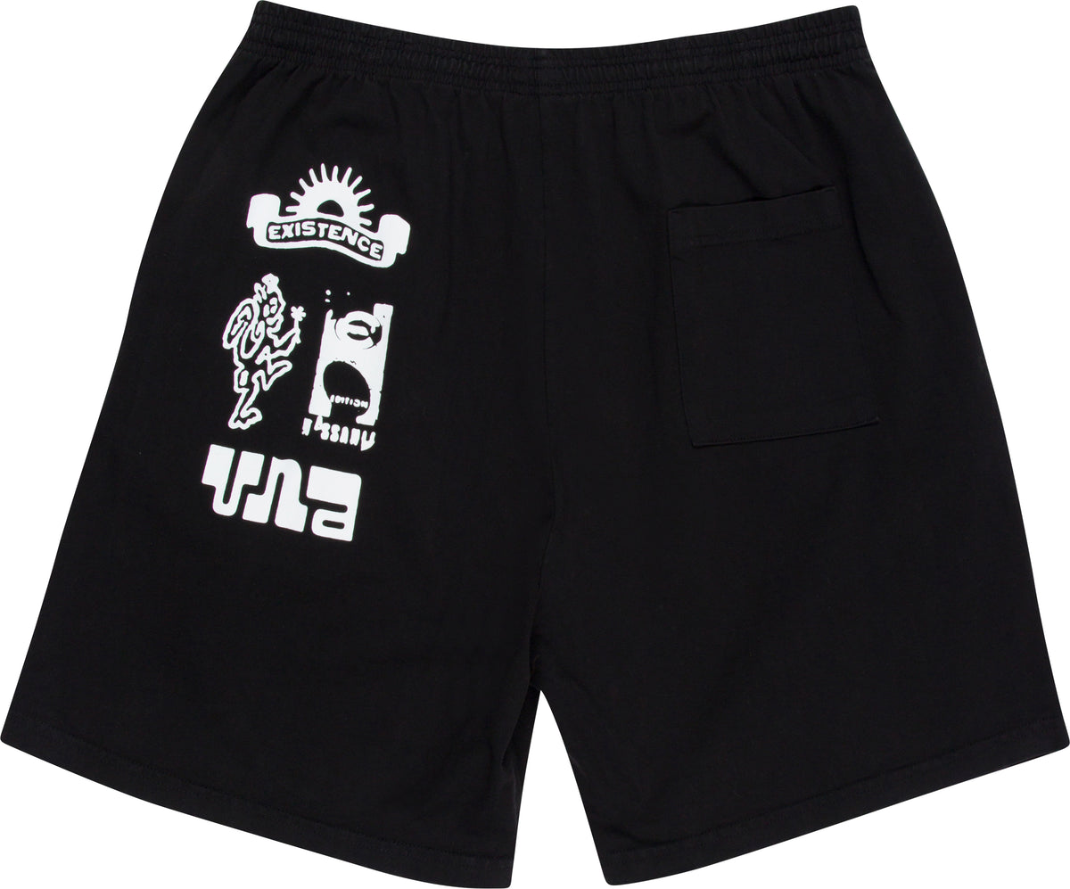 UNITED IN NATURE - SHORTS - BLACK