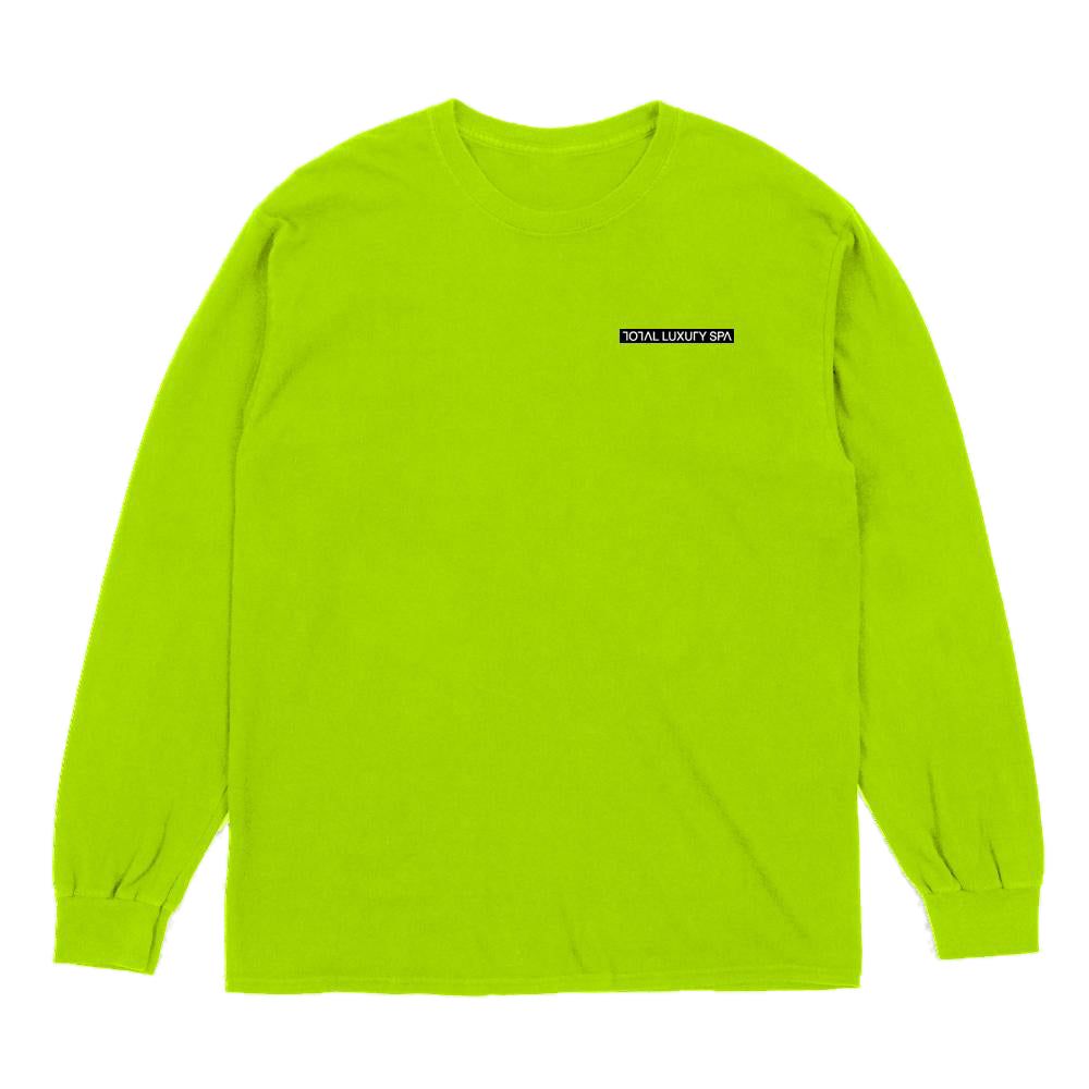 関税込★Project G/R★lic Logo Long Sleeve T-Shirts★Neon NW Men's Custom Personalize Text Logo Orange Neon Green Long