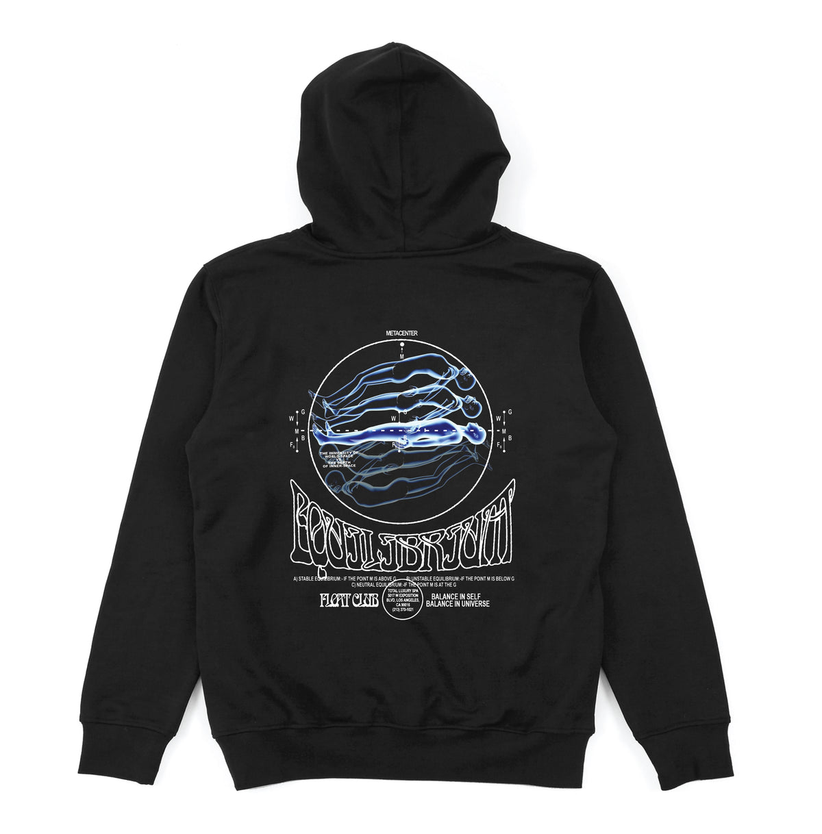 EQUILIBRIUM II - HOODIE - BLACK