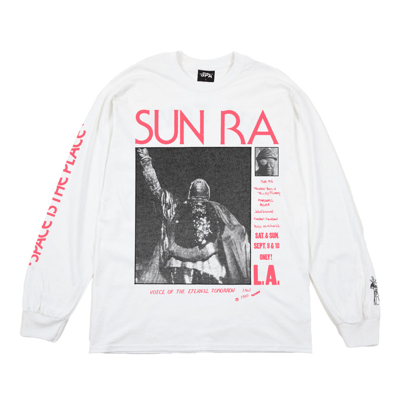 SUN RA - L/S TEE - WHITE