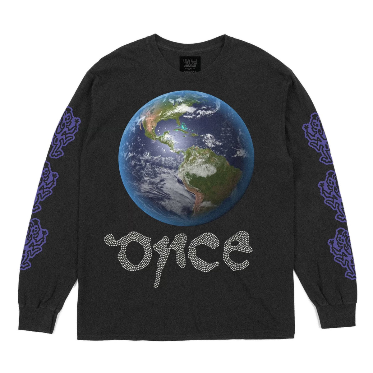 ONCE - L/S - FADED BLACK