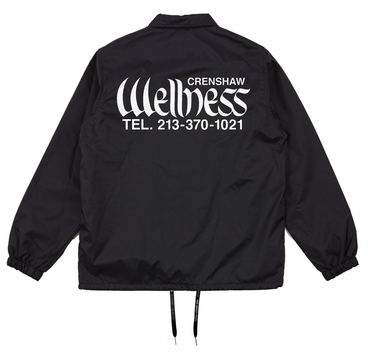 CRENSHAW WELLNESS - LIFE-COACH JACKET - BLACK